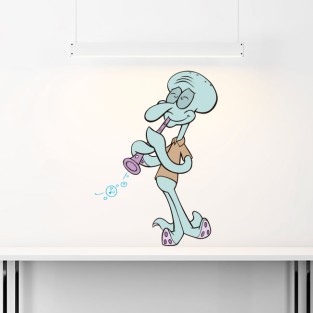 Vinilos infantiles calamardo calamardo bob esponja